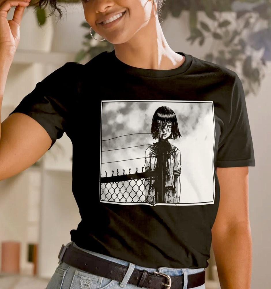 

Anime Horror Creepy Gore Short-Sleeve Unisex T-Shirt S