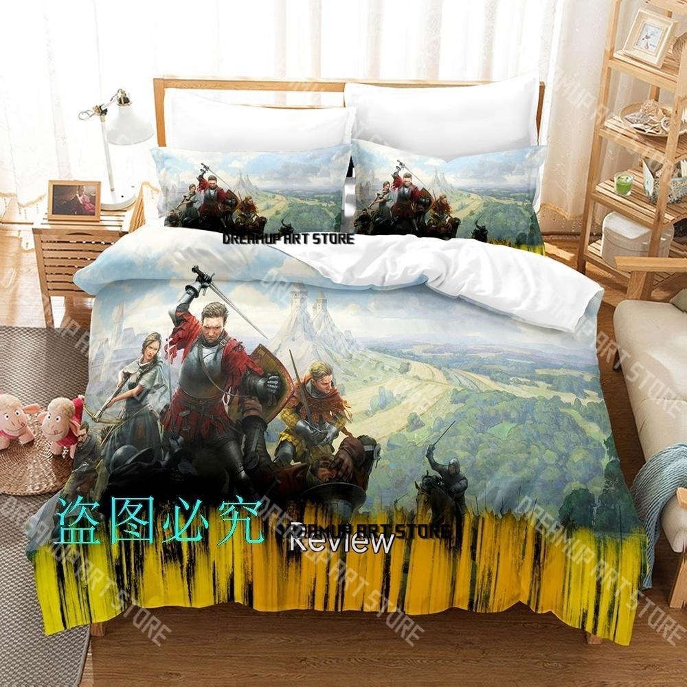 Módní povlak na peřinu Kingdom Come Deliverance II Jednolůžko Twin Full Queen King Velikost Sada povlečení Dětský pokoj Sada povlaků na peřinu