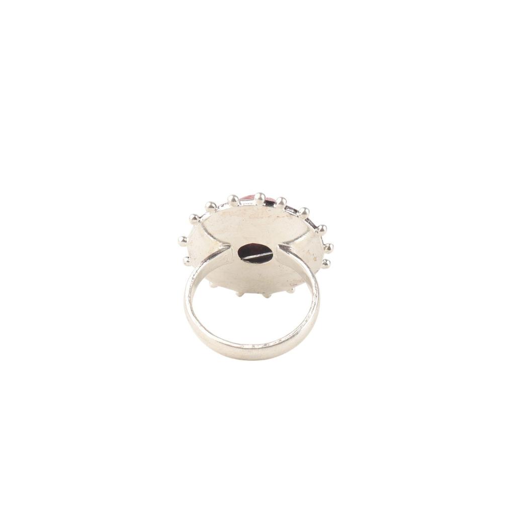 Natural Black Rhodonite Gemstone 925 Sterling Silver Jewelry Handmade Women Ring RR-49-38