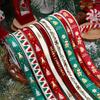Christmas Ribbon for Gifts Package Wrapping Holiday Christmas Grosgrain Ribbon Winter Season Festival DIY Crafts Decor