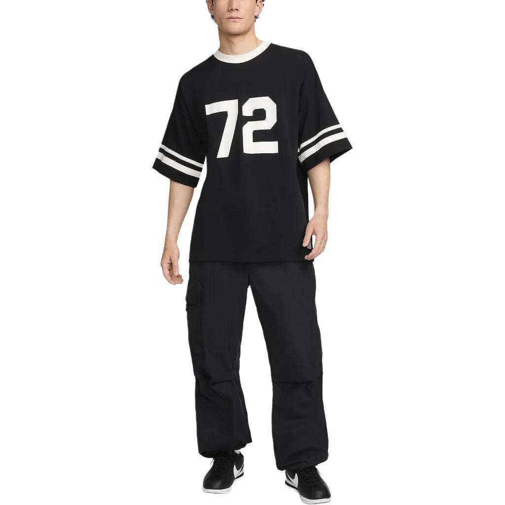 Nike T Shirts Men's Black Crew Neck Thin HF4602-010