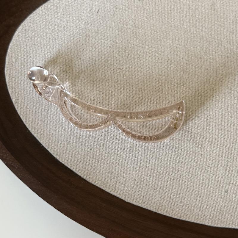 Fermaglio per capelli alla moda a forma di banana per donna, tinta unita, con torsione, per ragazze, con fermaglio per coda di cavallo, accessori per lo styling, copricapo