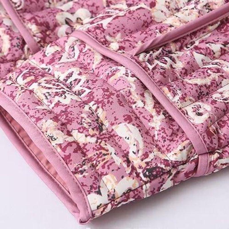 Kaslead New Arrival Women's Clothing Fashion Style Fashion Casual Easiest for Match Round Neck Long Sleeves Print Short Outwear