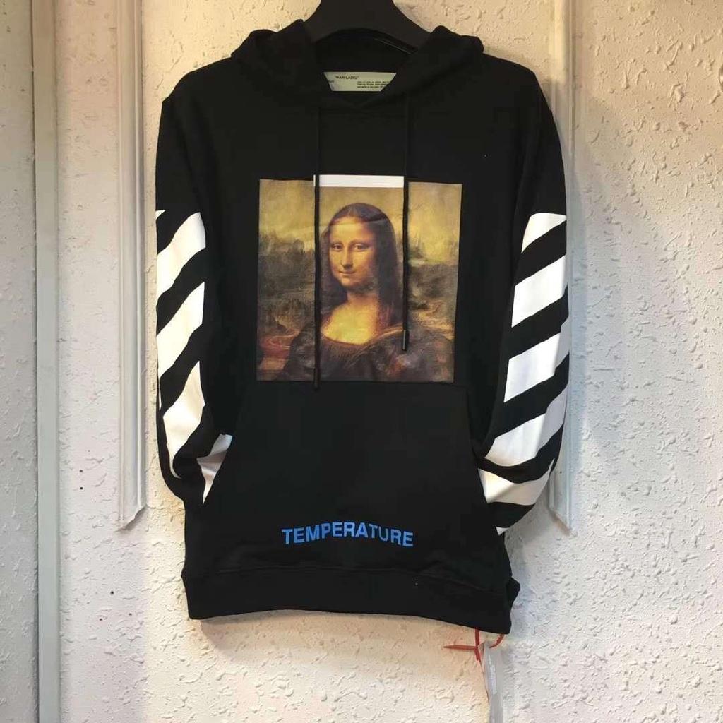 Virgil Co Nwt Abloh Hoodie Plaid Hooded Religion Sweatshirt Painting