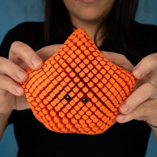 3D Printed Articulating Starfish Toy Anxiety Stress Relief Flexible Starfish Fidget Toy Home Office Desktop Decoration Ornament