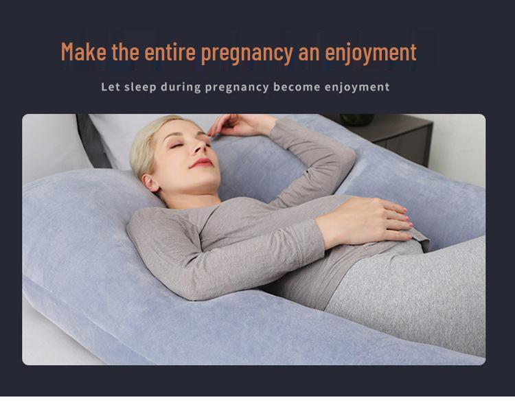 Wow Detachable G-shaped Pregnancy Pillow with Lumbar Support for Side Sleeping