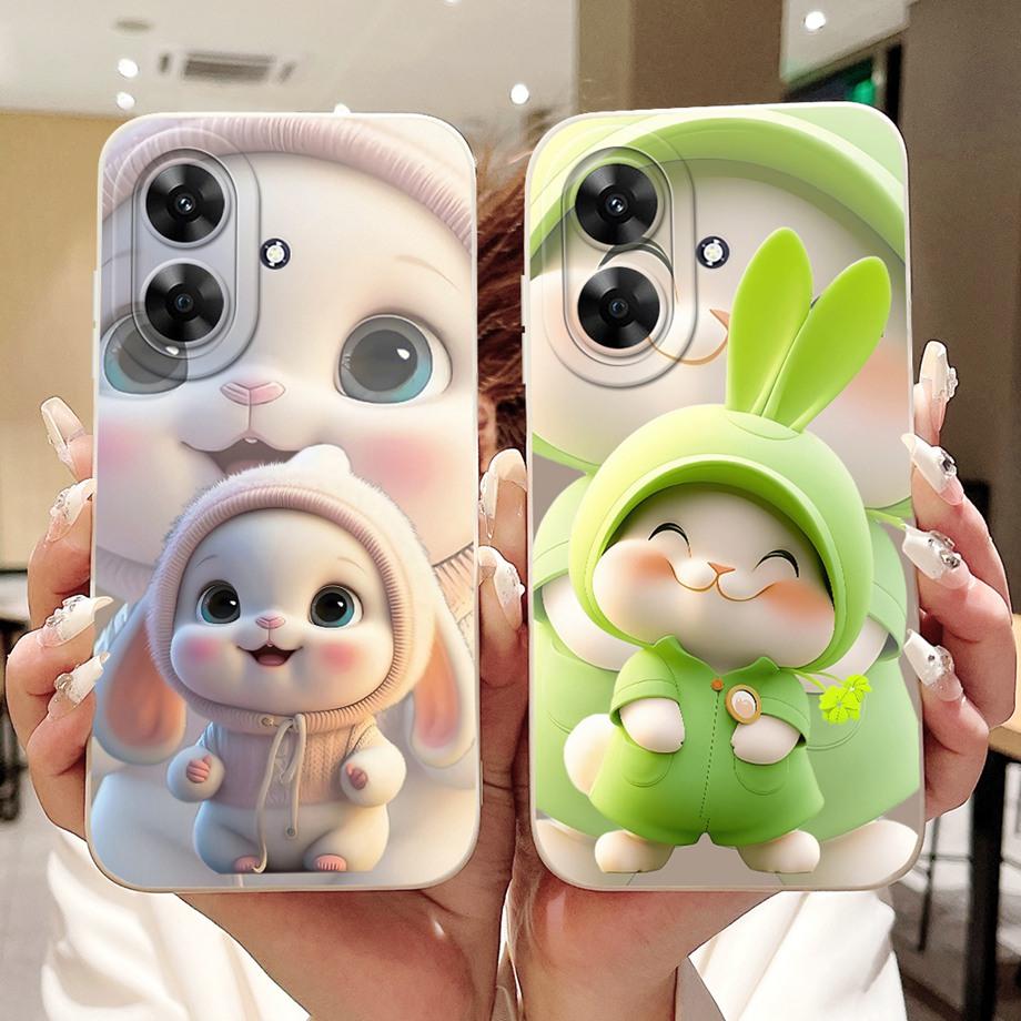 Miękkie Silikonowe Etui Na Telefon Dla Realme Note 60 60x / Realme C61 Indie Narzo N61 Etui Kreskówkowe Zwierzęta Kwiaty Modne Drukowane Pokrowiec