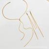 Accessories Hip Hop Simple Snake Bone Chain Collarbone Chain Chocker Niche Metal Chain Necklace