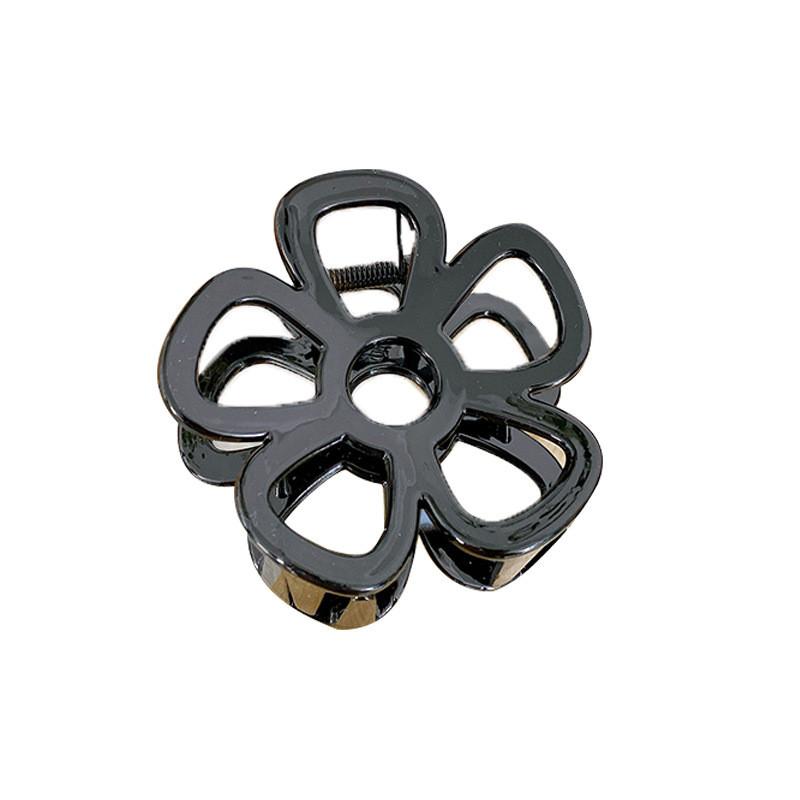 Chic Flower Patterned Hair Claw Clip In Vibrant Colors For Fashionable Hair Styling