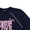 Tiffany Navy Pink Logo Tee T51kct020