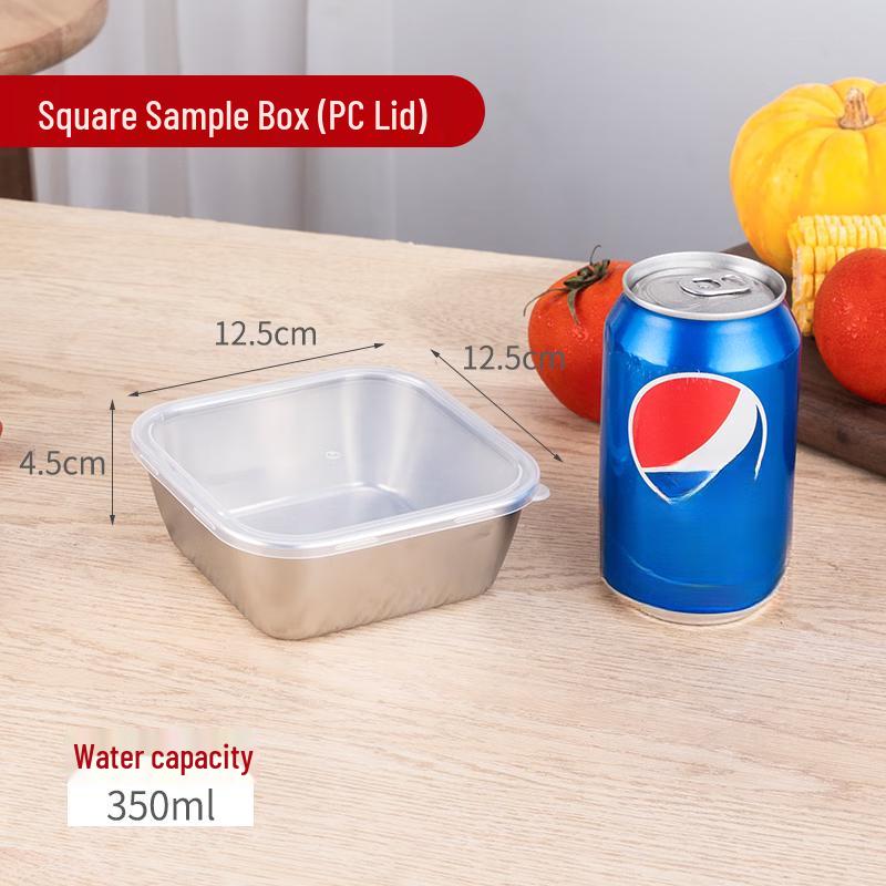201 Stainless Steel Food Sample Box (Set of 10)