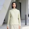 Li-Ning Honor Gold Standard Solid Color Zipper Versatile Hooded Casual Jacket Women jackets AJDW144-4