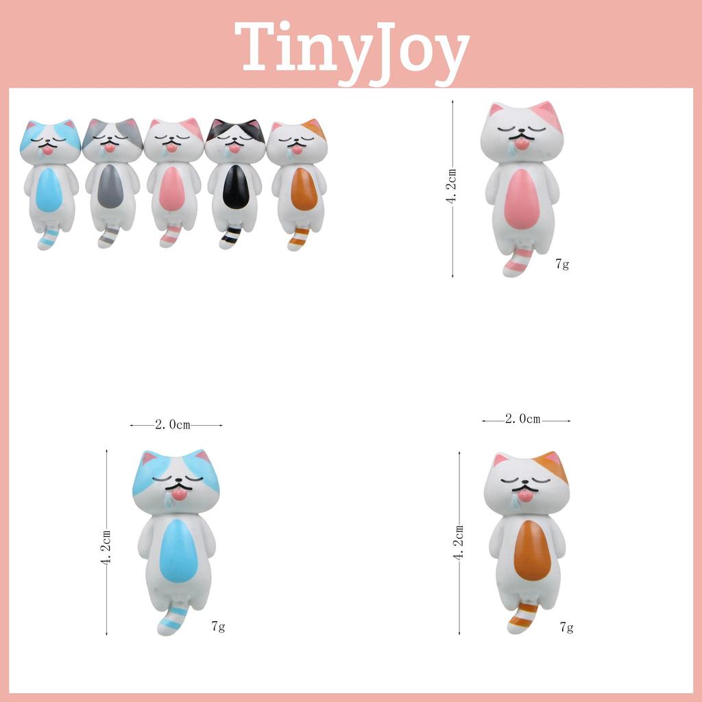 Cat With Sleeping Drooling While Lying Down Resin Ornaments For Gift And Decor