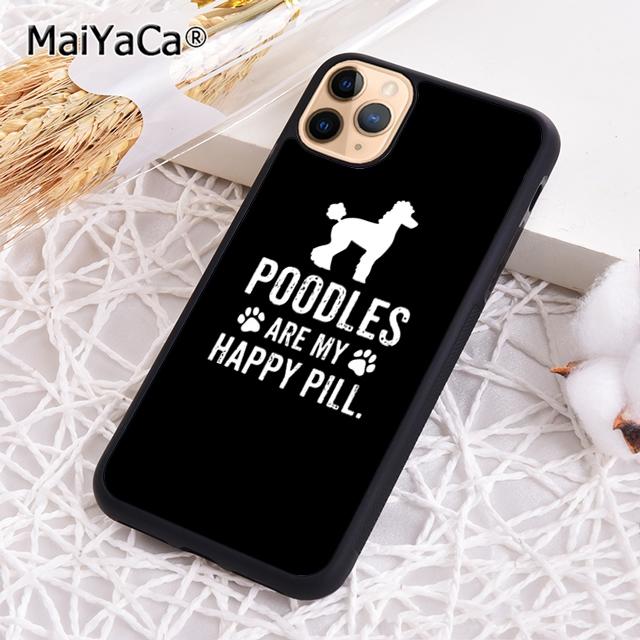 MaiYaCa Poodles Cartoon Girly Cute Style Phone Case For iPhone 17 Air 16 15 Plus 11 12 13 14 Pro Max Shell Coque