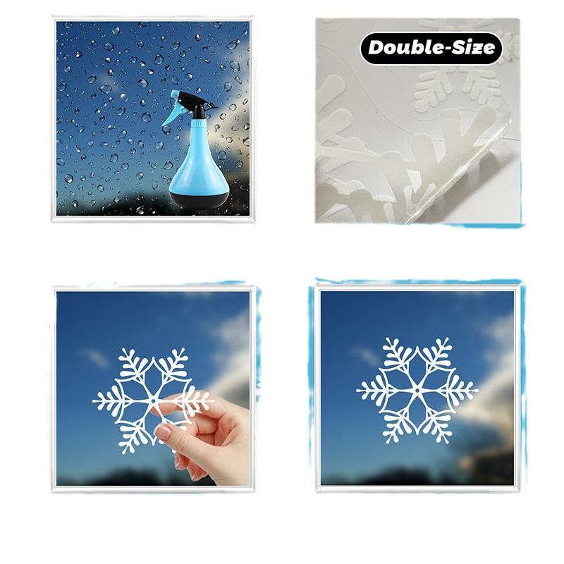 2023 Christmas Window Stickers, Double Sided Display Windows, Holiday Decorative Wall Stickers, Electrostatic Wall Stickers