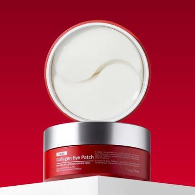 Red Lacto Collagen Eye Patches for Elasticity Around the Eyes (60 Sheets)