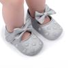 Girl Baby Princess Shoes Preschool Children's Anti slip Flat Bottom Soft Sole Cotton Baby Bed Shoes Cute Bow Baby Walking Shoes