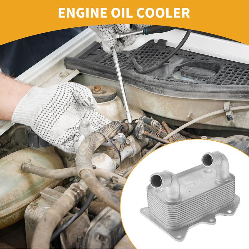 UXCELL Engine Oil Cooler for Hyundai Santa Fe No.264102F020 Transmission Oil Cooler