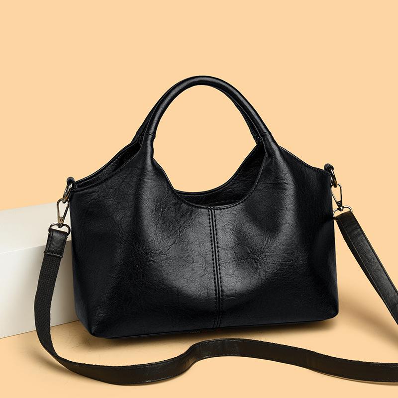 Women's Bag, Lightweight Commuting Crossbody Bag, Versatile Leather Hand-held Shoulder Bag, Women's Bag