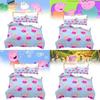 Peppa Pig Cartoon Set With Reactive Printing For Kids Bedroom Decor And Gift