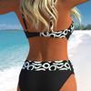 2026 European and American New Lace-up, Bikini Triangle Bag Split Swimsuit New
