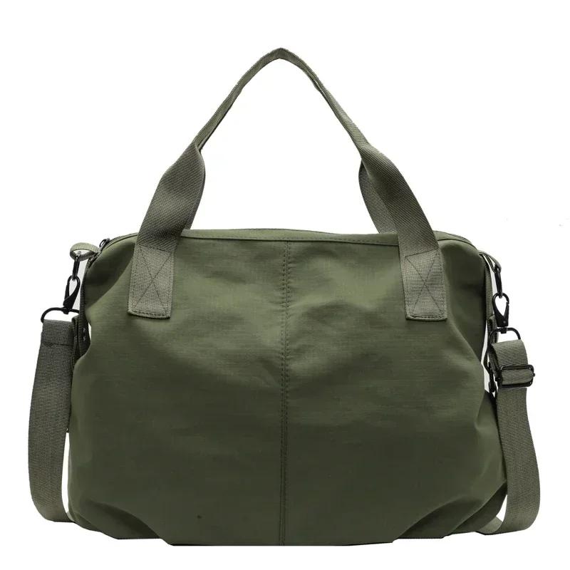 Solid Fabric Large Capacity Simple Versatile Shoulder and Crossbody Bags Casual Durable Super Cool Women's Bags