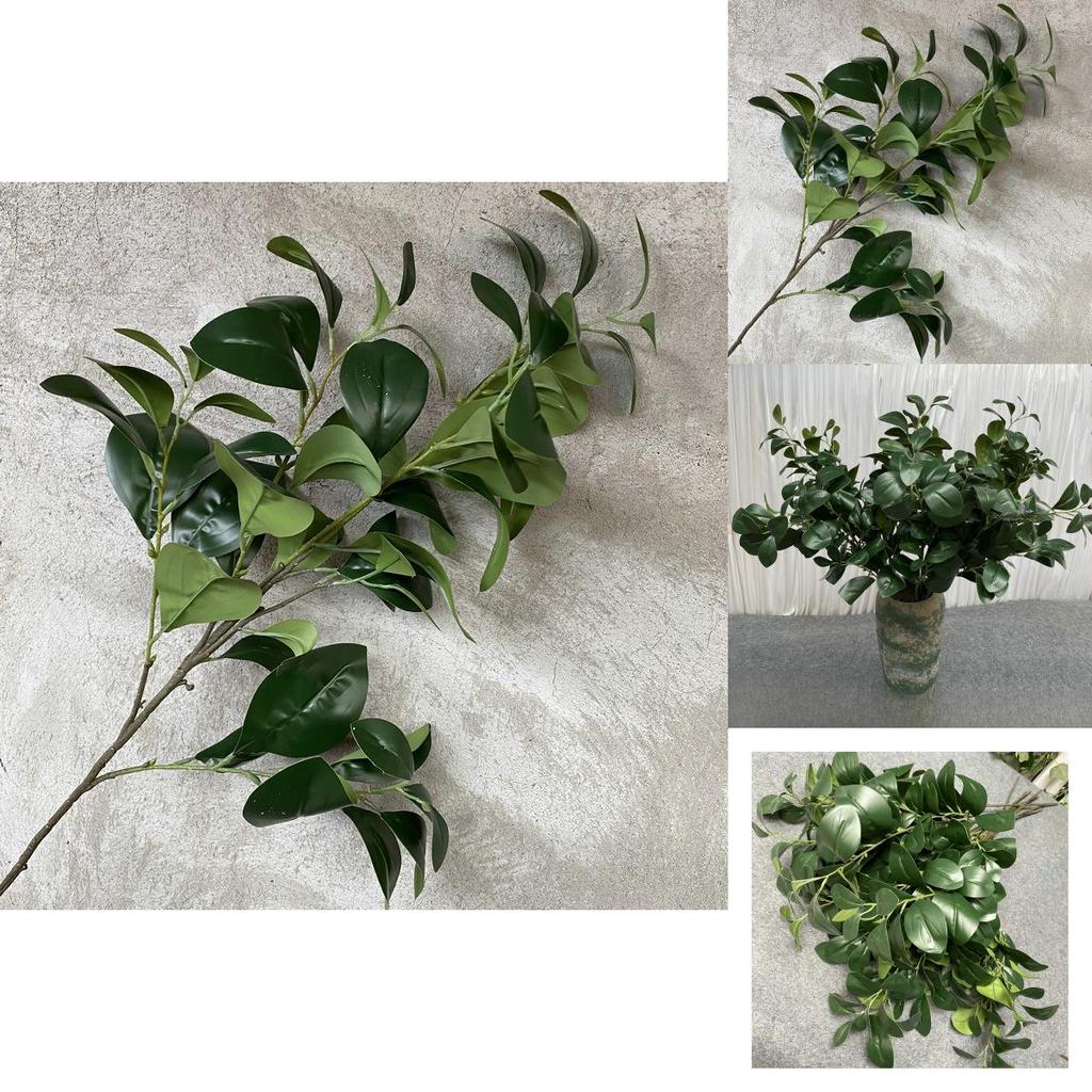 Künstliche Langblattige Jackfruchtpflanze für Heimdekoration und Foto-Requisiten