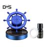 Car 360 Solar Aromatherapy Power Degree Rotation Air Freshener Car Accessories Interior Creative Helm Shape Auto Air Purifier