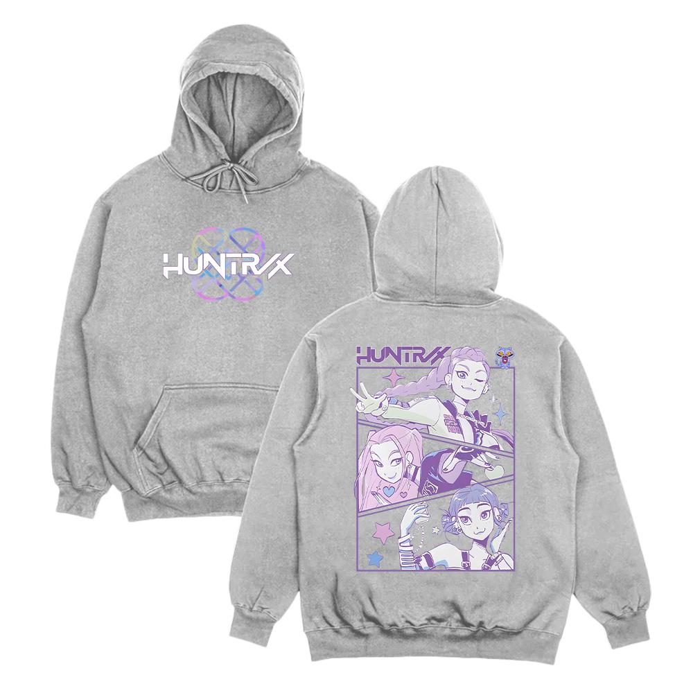 

K-Pop Толстовки Охотники на демонов Харадзюку Пуловер Топ Толстовка Мода для женщин мужчин Повседневный Хип-хоп Унисекс Уличная одежда 3XL