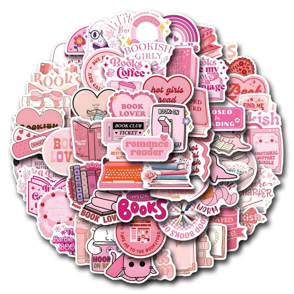 60 Folhas Adesivos Rosa Nerd Graffiti para Decoração DIY