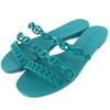 Pristine Sandals Riverage Shane Dunkle Flat Green Rubber Women 35 Used