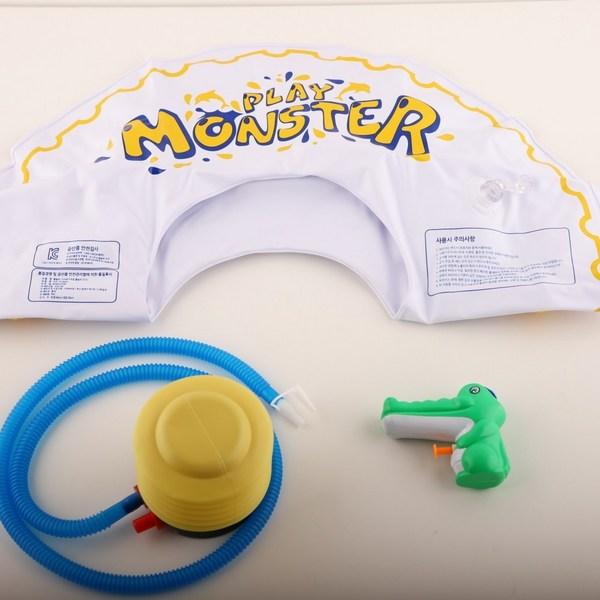 Children's tube + foot pump + animal mini water gun water play set tube set, children's tube 60cm, 1 piece, Korean water fun items