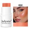 JULYSTAR Multi-Use Makeup Stick Cream Blush Highlighter and Contour Shimmer Matte Face Glow Cheek Tint Cosmetics