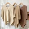 Women’s Lightweight Knit Cape Shawl – Long Sun Protection Summer Cover Up Cardigan