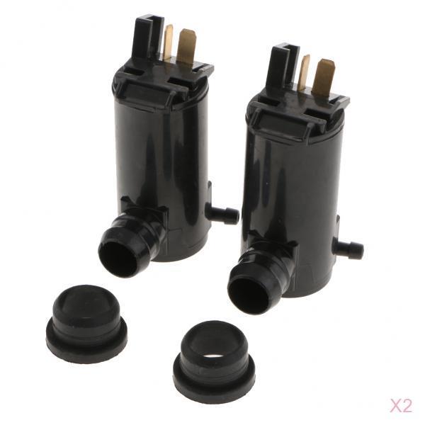4 Front Rear Windshield Washer Pump Motor for 12V Vehicles