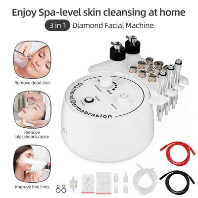 Máquina Profissional de Microdermoabrasão com Diamante Pulverização de Água Esfoliação Peeling Facial Máquina de Beleza Limpeza Profunda dos Poros Cuidados com a Pele