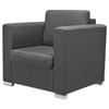 VidaXL Armchair Dark Grey Fabric