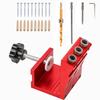 Pocket Hole Jig Set,Woodworking Inclined Hole Jig for Woodworking Angle Drillings Holes, Angle Carpentry Locators