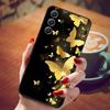For Samsung Galaxy A55 5G Case Black TPU Silicone Beautiful Pattern Phone Cases for Galaxy A55 Shockproof Soft Cover A 55 6.6''