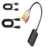 3RCA Female/Male Composite To HDTV Adapter Digital Converter For Gaming Console VCD Player Video Sync Accessories