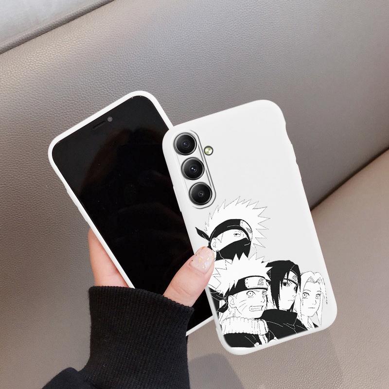 

Чехол для телефона с рисунком аниме для iPhone Samsung A55 S24 FE S25 M35 A16 Xiaomi Redmi Note 13Pro 14C Huawei Honor Realme противоударный матовый чехол с защитой от царапин Redmi 13C 4G белый