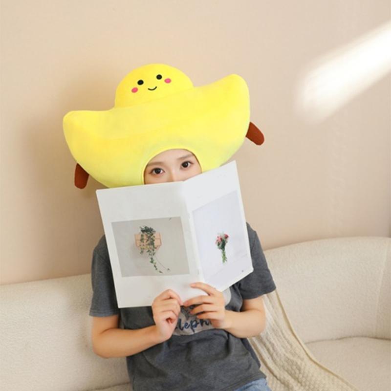 Kids Stretchy Pull On Embroidered Hat With Movable Limbs For Make Up Parties Indoor Outdoor Activity