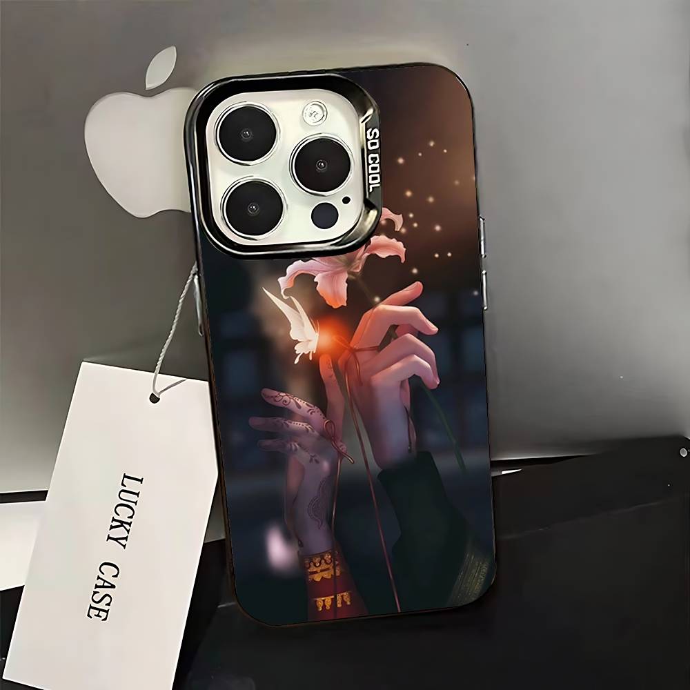 

Чехол для телефона Romance Club для iPhone 16,15,14,13,12,11,Pro,XS,Max,Plus,Mini,SE Черный Конфетный Матовый Ударопрочный Чехол iPhone13PROMAX