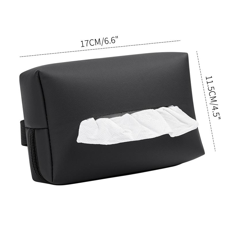 Car Tissue Box, Armrest Box Tissue Pack, Car Seat Back Hanging Type, Sun Visor Tissue Bag, Storage For Car Interior Decoration
