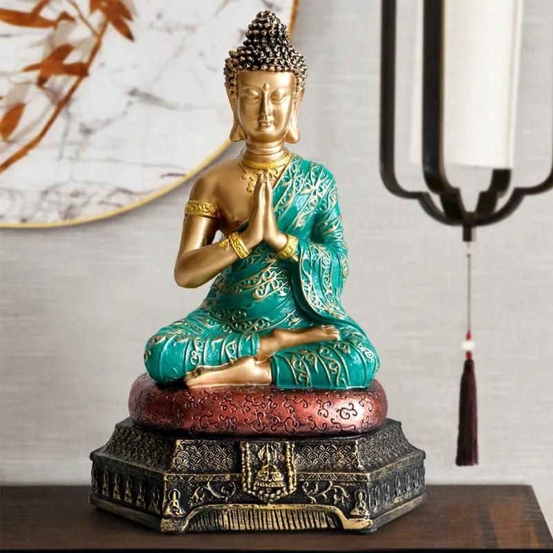 Chinese Style Buddha Ornaments Home Buddhist Halls Enshrine Furnishings Zen Home Decorations
