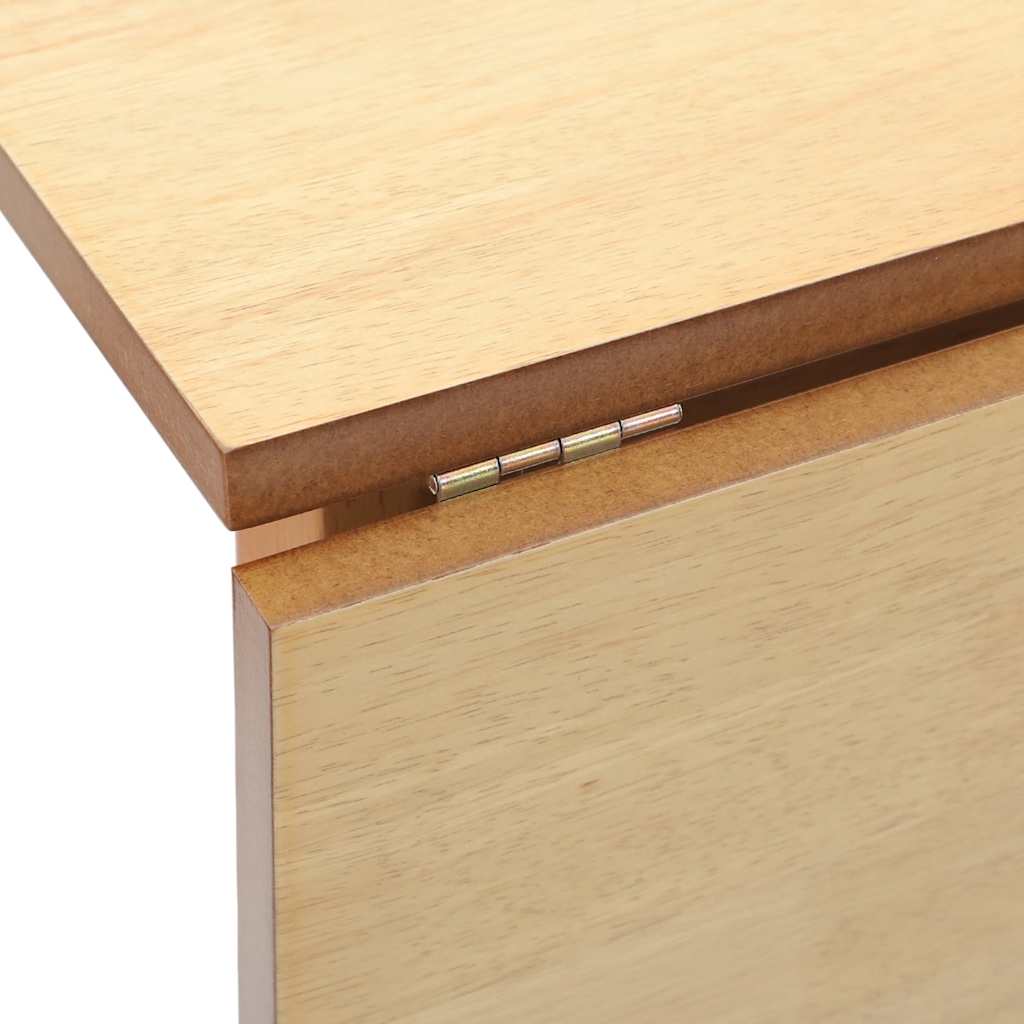 Dining Table Natural Solid Rubberwood