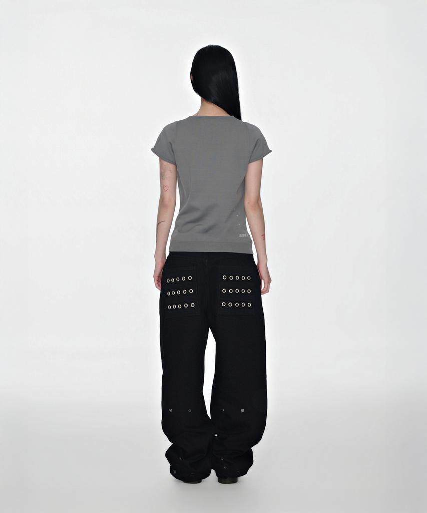 Soheul Cr Back Knit V-T (Deep)