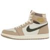 Air Jordan 1 Support High Top Vintage Basketball Shoes Unisex White Brown FD2596-201