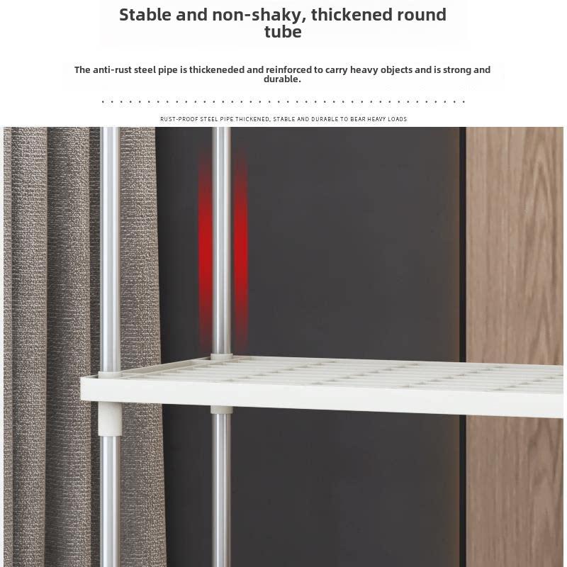 Living Room Bedroom Kitchen Multi-layer Floor-standing Simple Shelf Storage Rack Easy-to-Assemble Wall-Mounted Cabinet