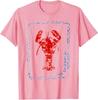Vintage Red Lobster TShirt Lobster Lover Gifts  Seafood Festival Apparel Y2k Design Crawfish Lover Graphic Outfit Novelty Gift